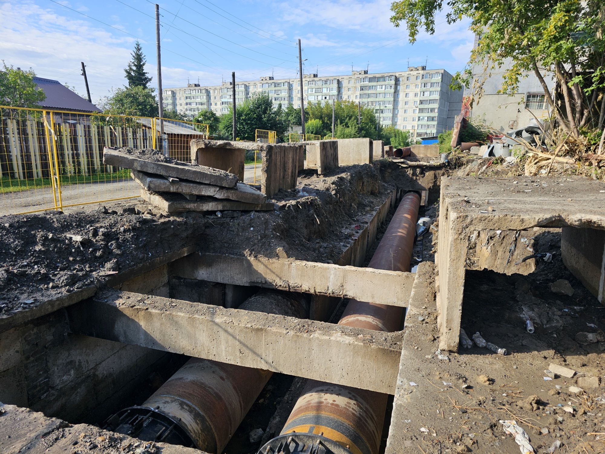 Продлен срок подготовки к зиме тепломагистрали «Север-2»: 20 и 21 августа пройдут гидравлические испытания