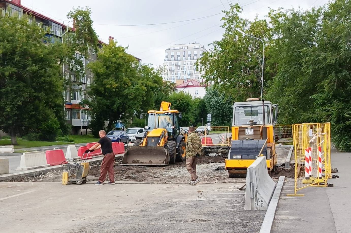 Гидравлические испытания тепломагистрали по улице Савельева успешно завершены