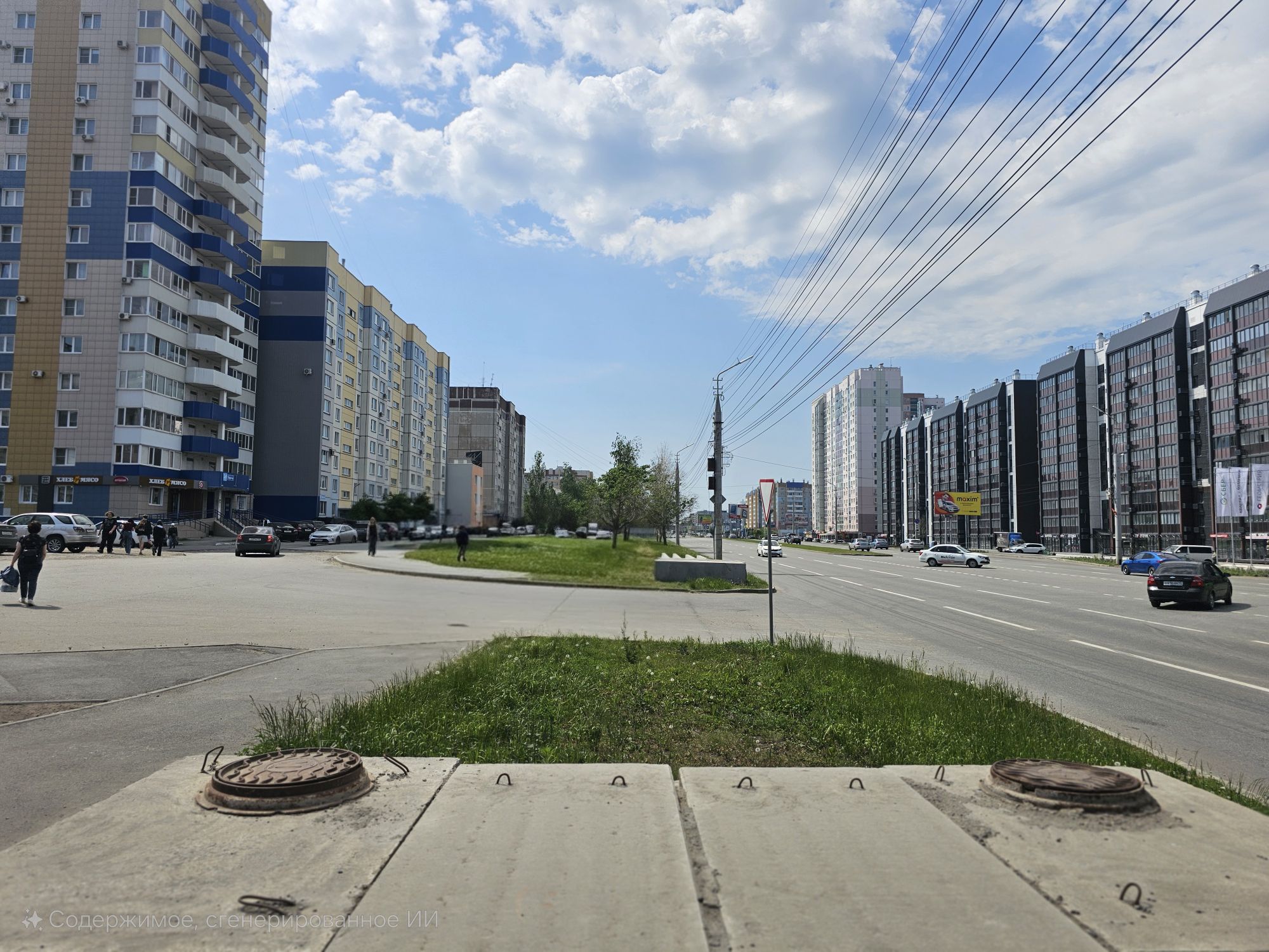 В Заозерном начался капитальный ремонт теплосетей под строящимся проспектом Первомайский 