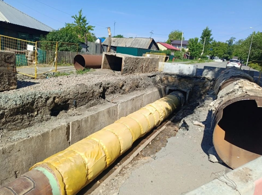 На одном из участков тепломагистрали «Север-2» снова проведут проверку давлением 