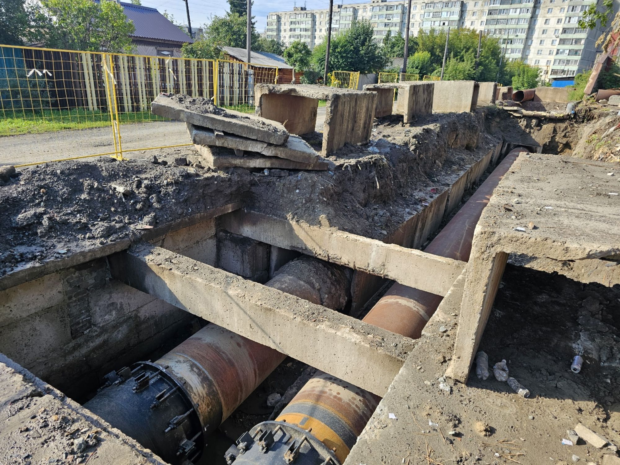 Тепловая магистраль «Север-2» не выдержала проверку повышенным давлением