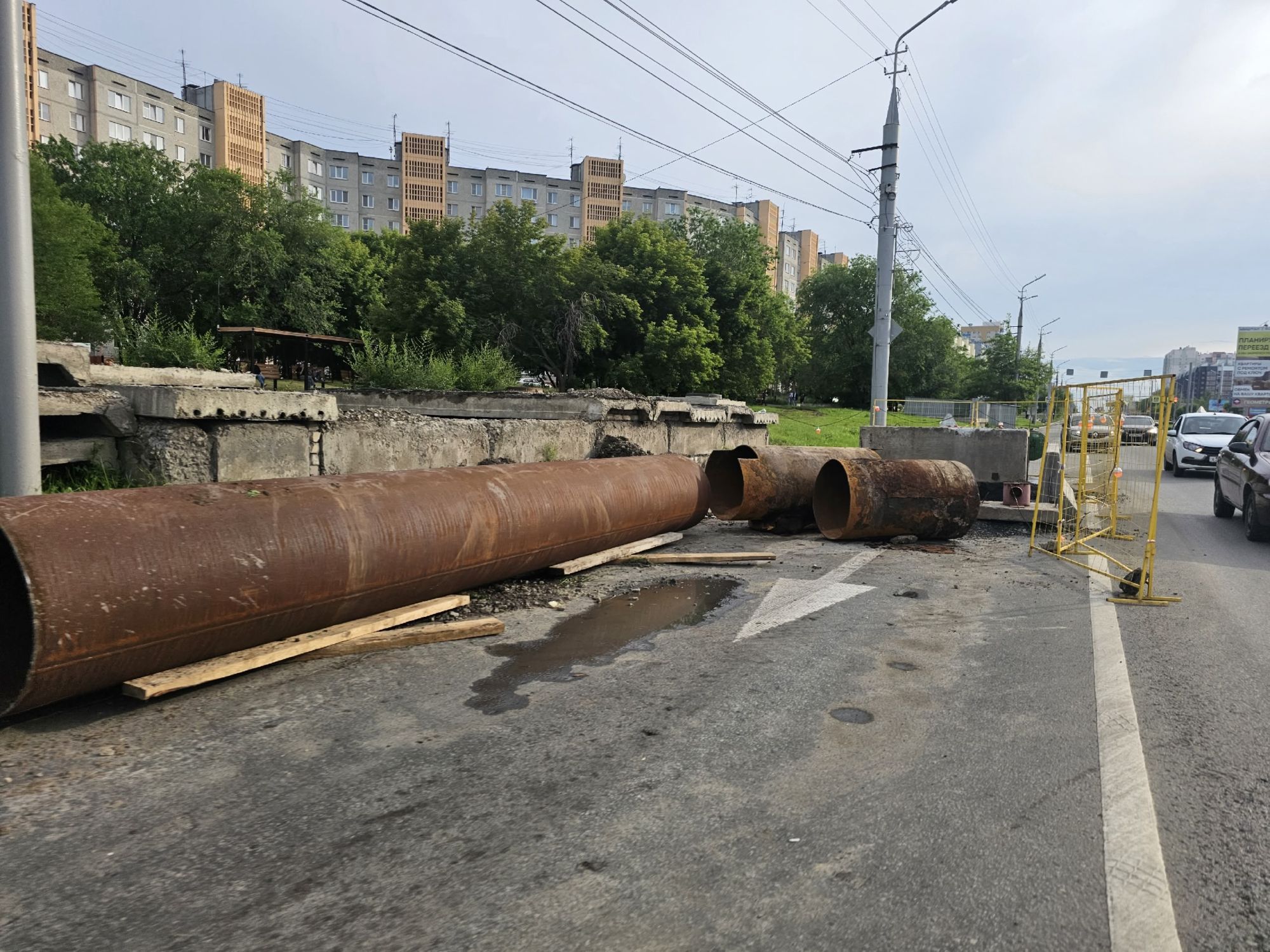 Горячая вода вернется в 58 домов после успешных испытаний теплосетей