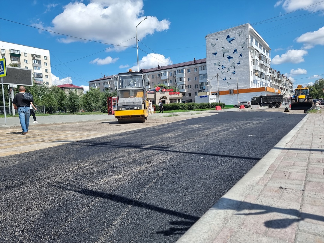 В 2023 году было уложено 14 тысяч квадратных метров нового асфальта после ремонтов тепловых сетей