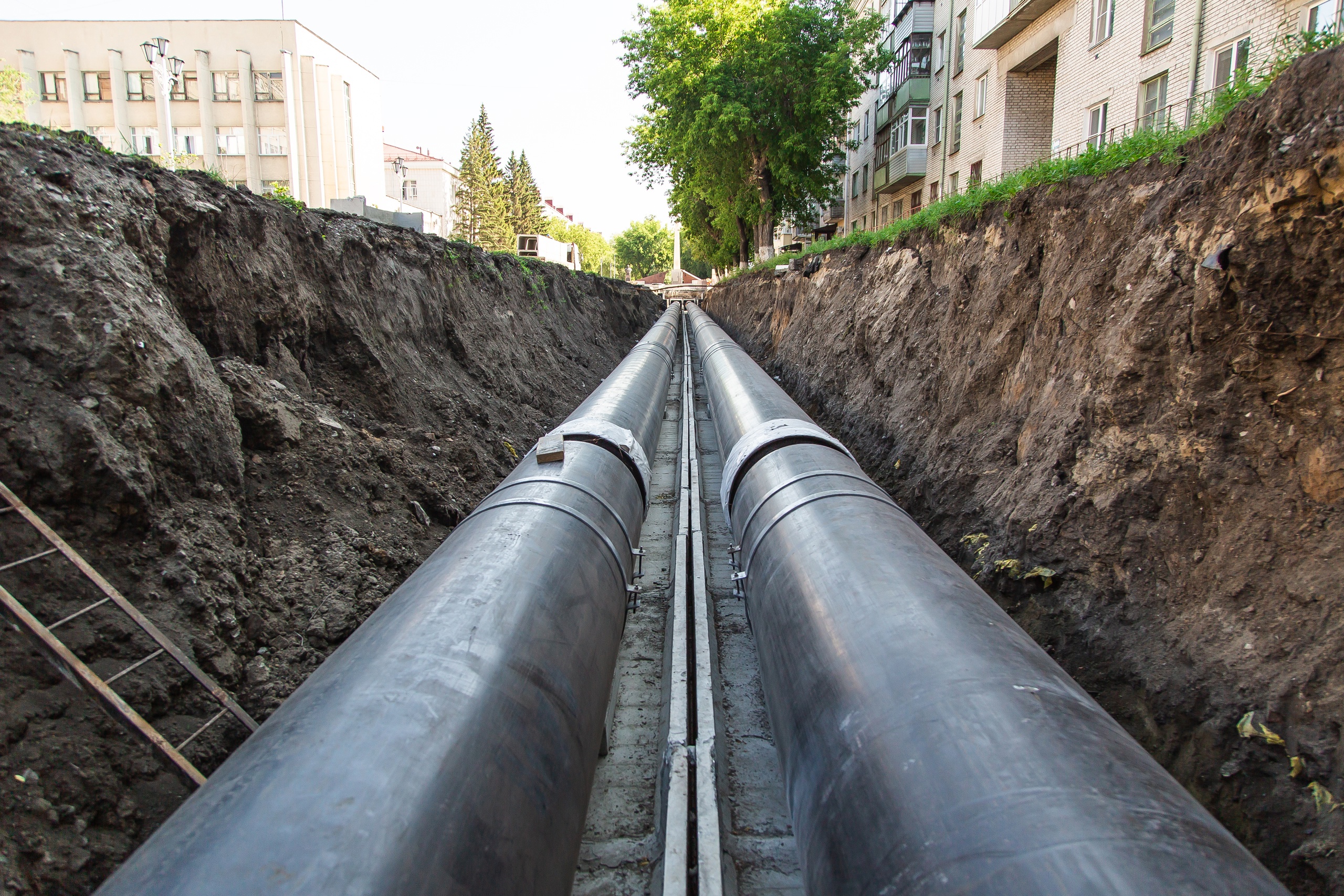 В Кургане обновлено более 10 км основных тепломагистралей