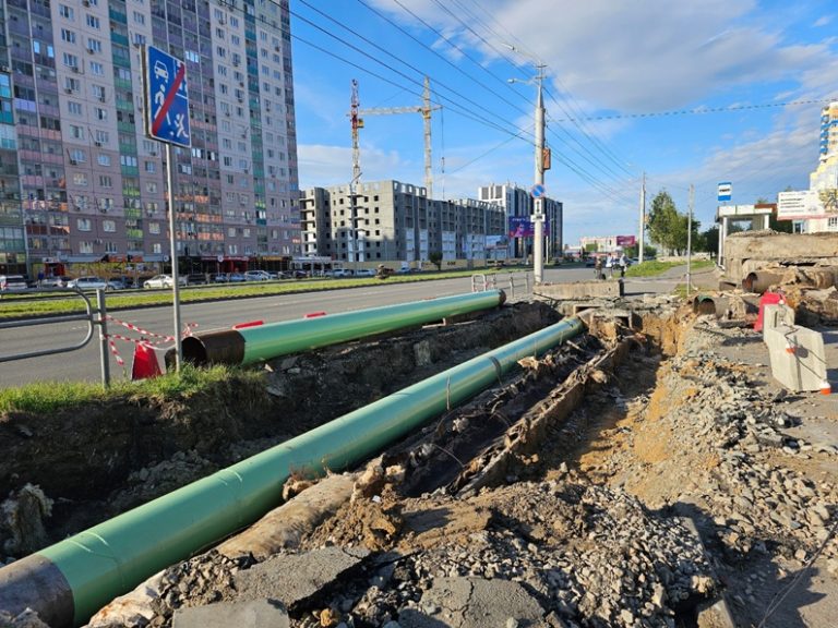 Продляется первый этап гидравлических испытаний тепловых сетей в Заозерном и части Рябково