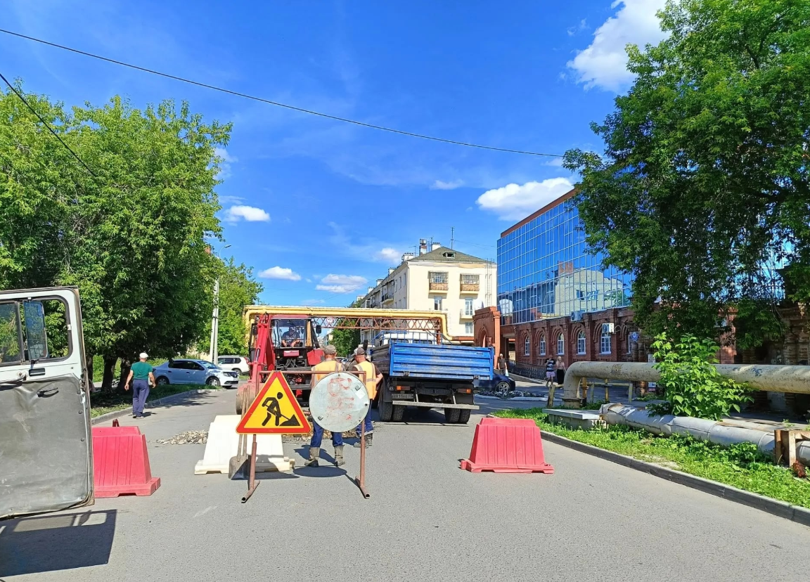 Ограничен проезд по улице Февральской