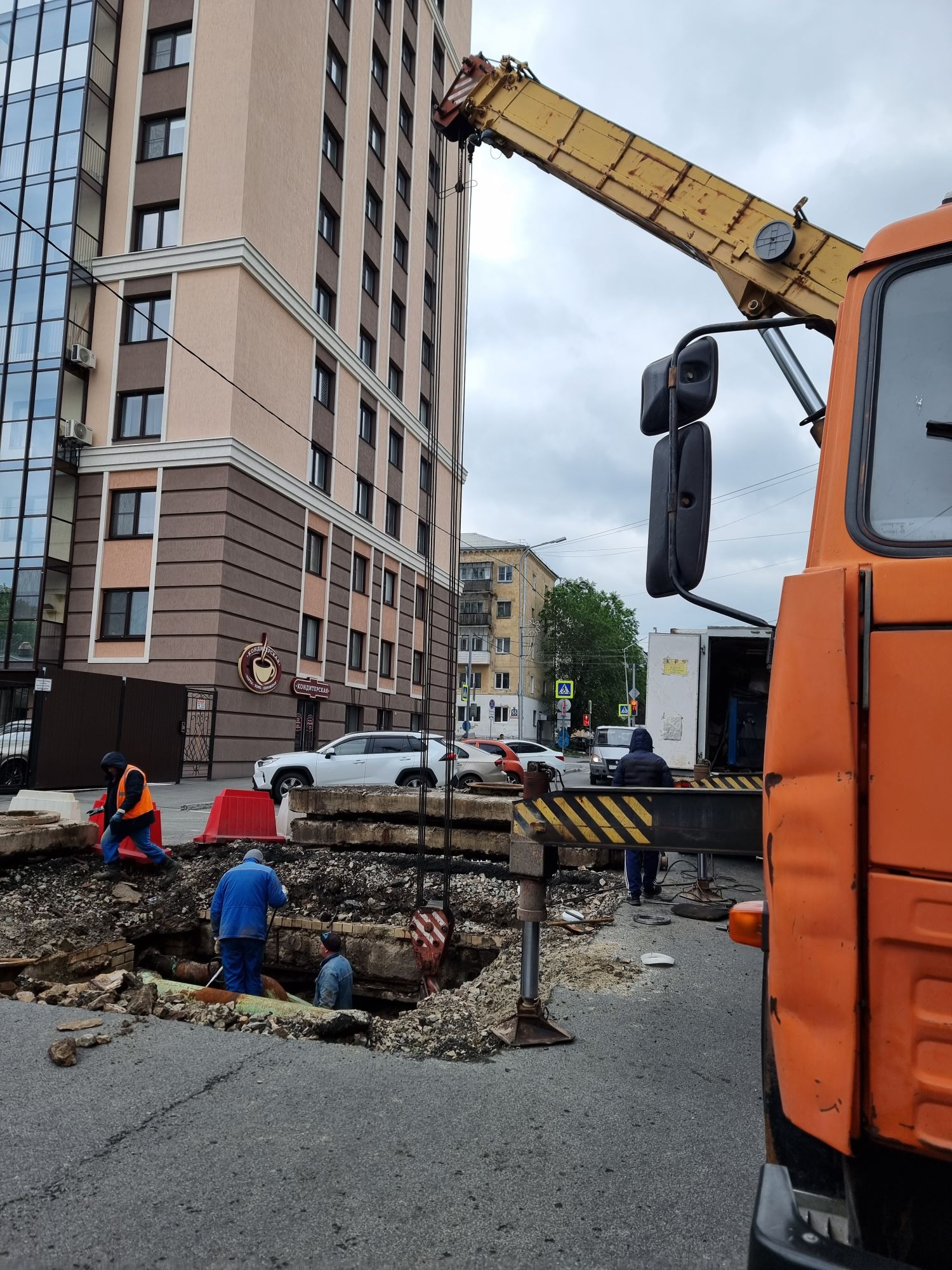 Заполнение тепловых сетей 13 октября