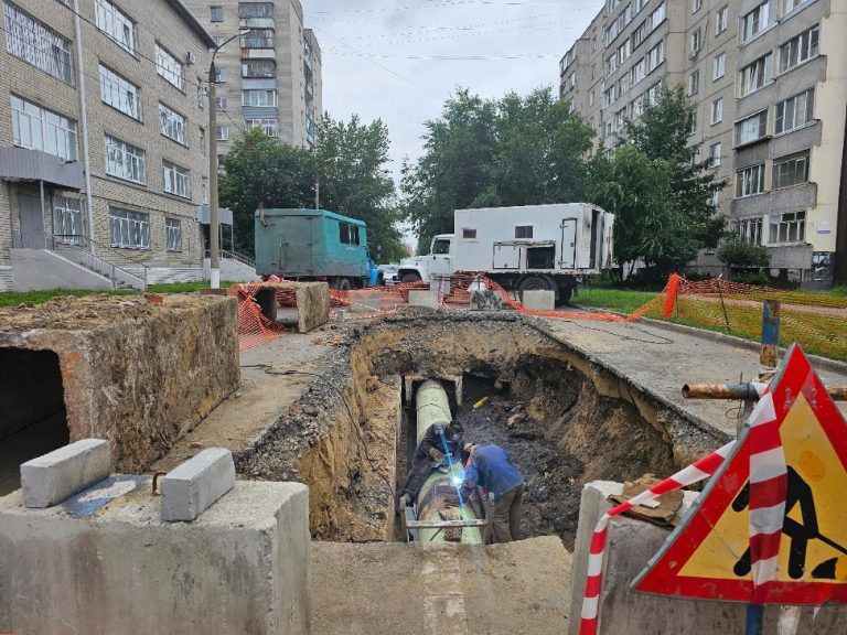 Началось заполнение участка основной тепломагистрали «Юг» для проведения очередных гидравлических испытаний
